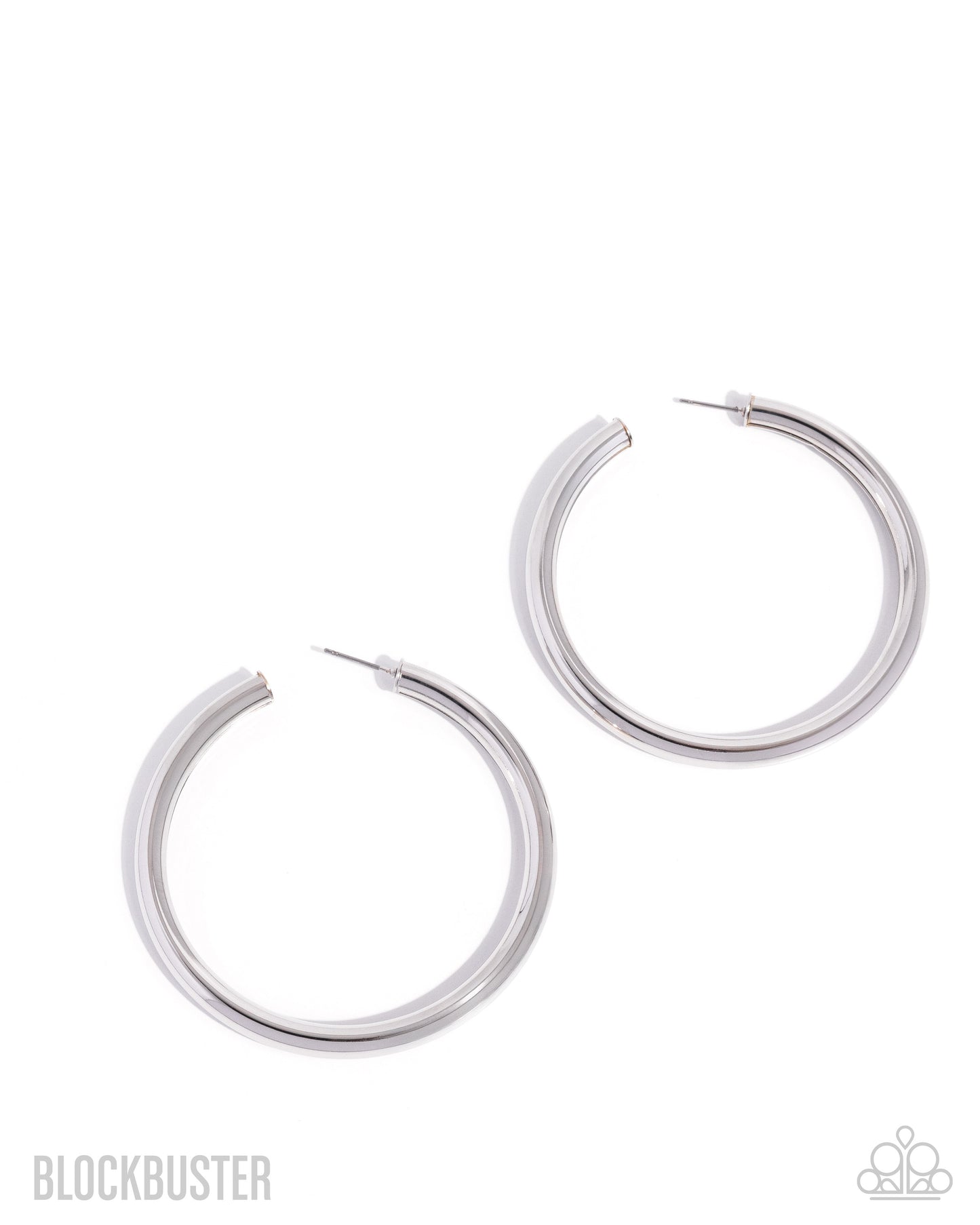 Paparazzi Accessories: Curve Ball - Silver Earrings