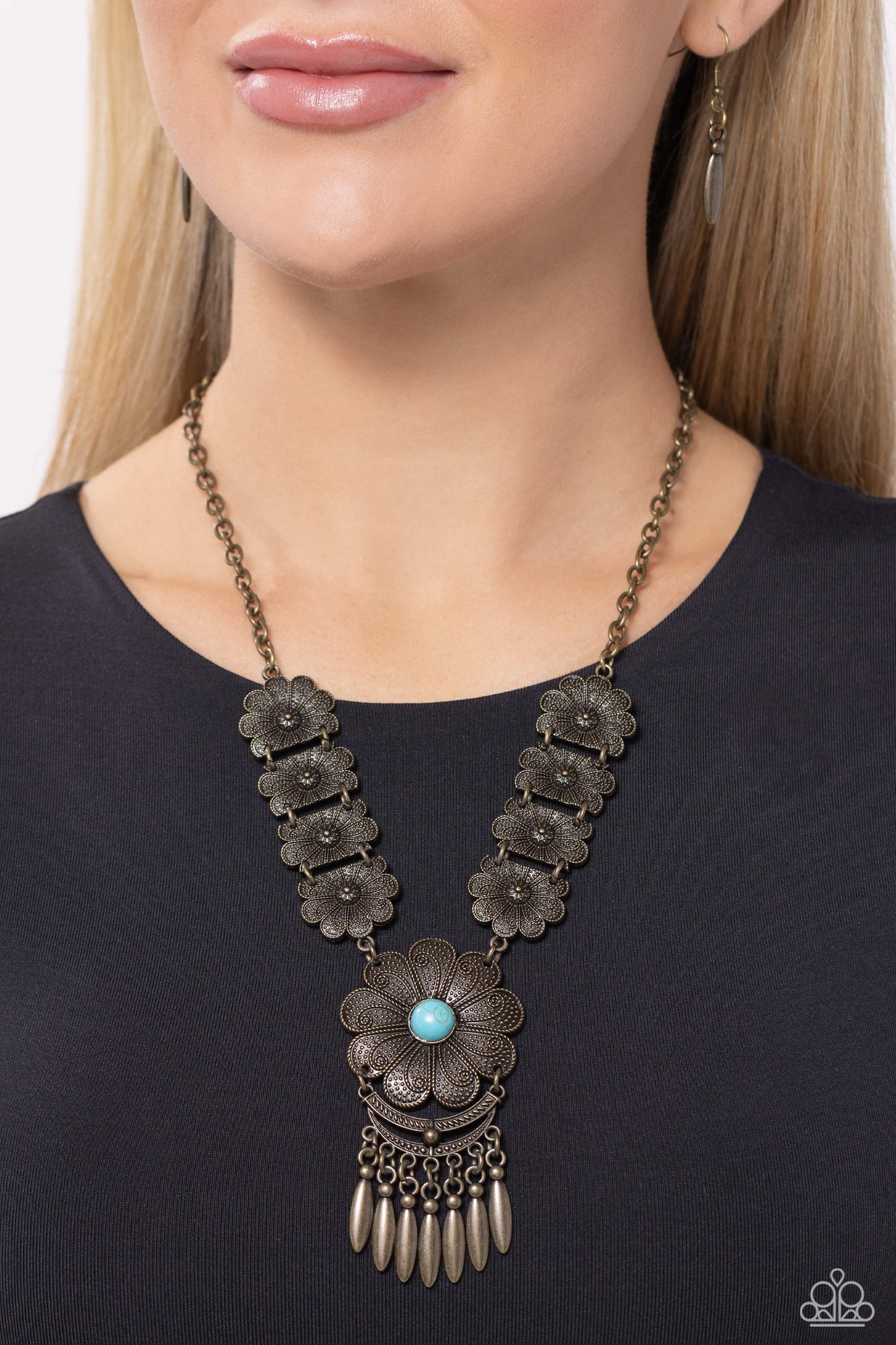 Paparazzi Accessories: A La ROGUE - Brass Necklace