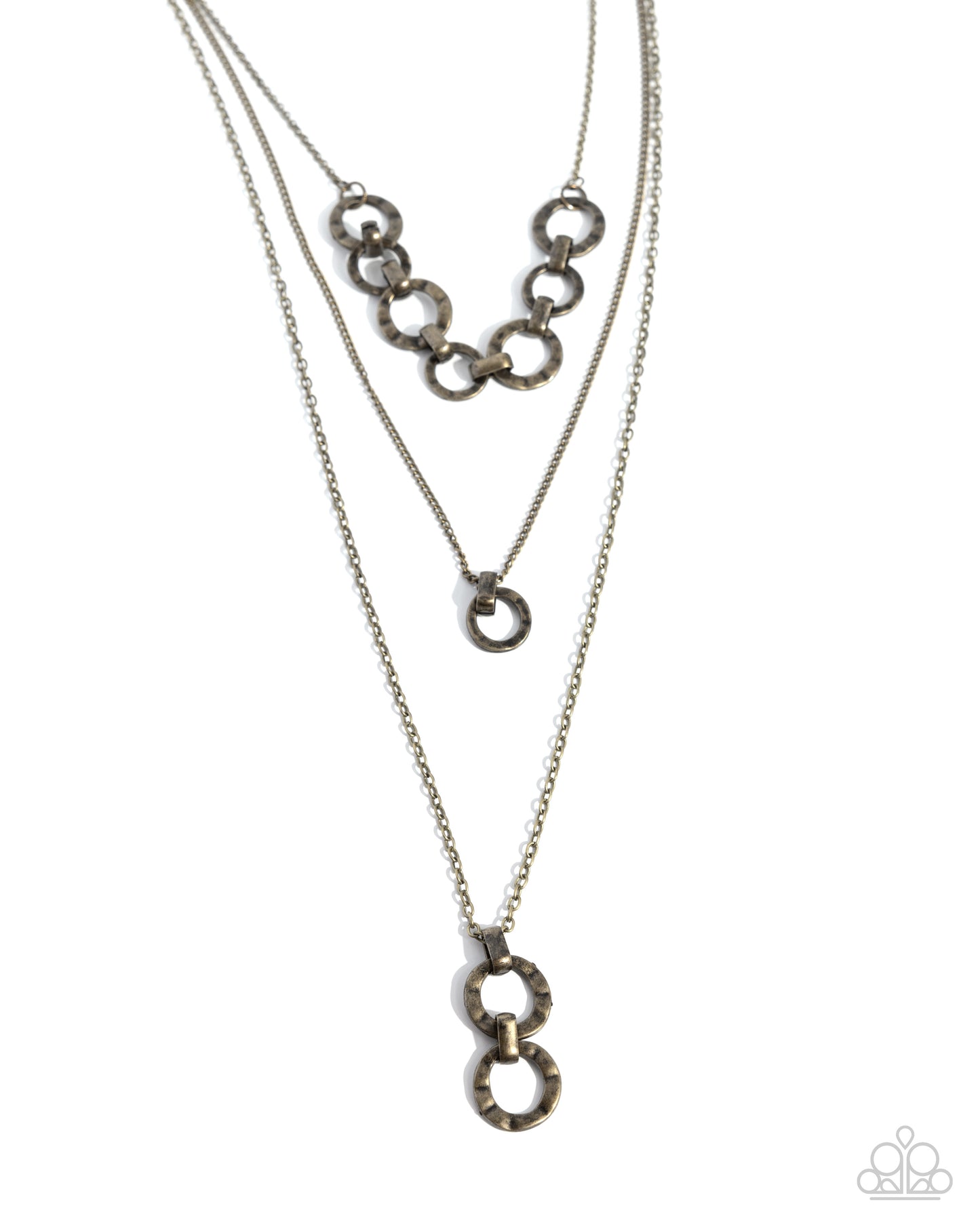 Paparazzi Accessories: Dotted Demeanor - Brass Necklace