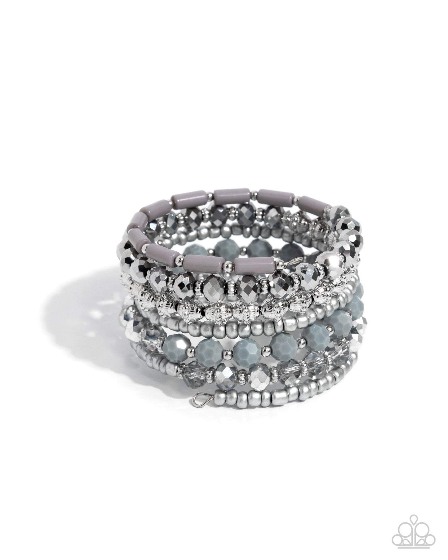 Paparazzi Accessories: Stacked Surprise - Silver Bracelet