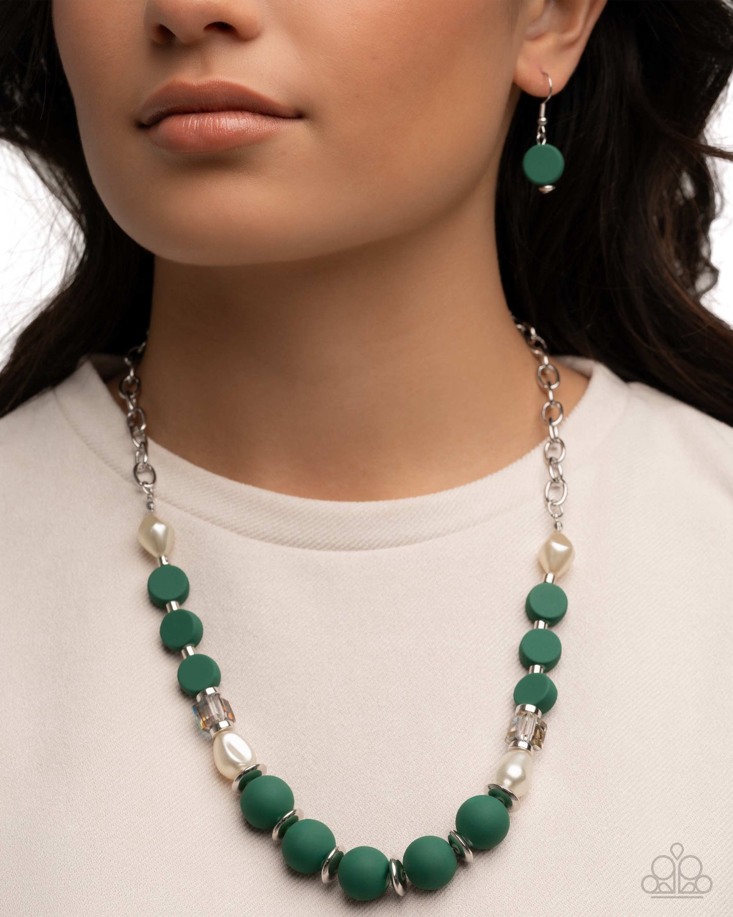 Paparazzi Accessories: Complete Look Green Set