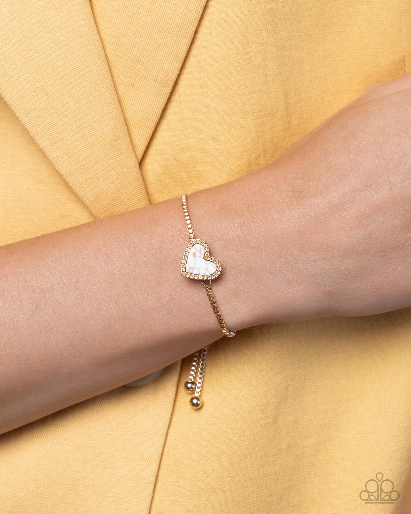 Paparazzi Accessories: Courting Collection - Complete Look Gold Set