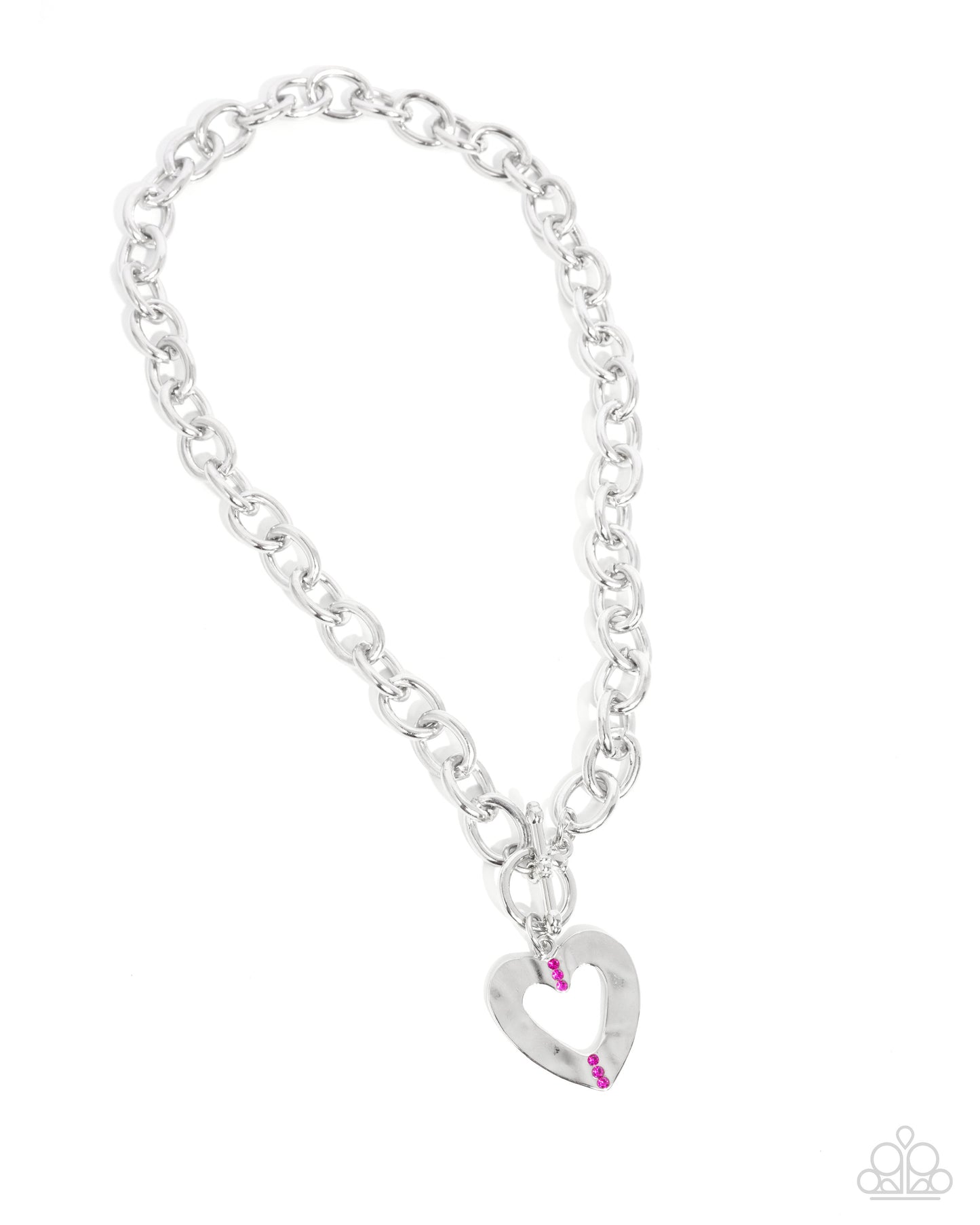 Paparazzi Accessories: Complete Look Heart Necklace and Bracelet Set