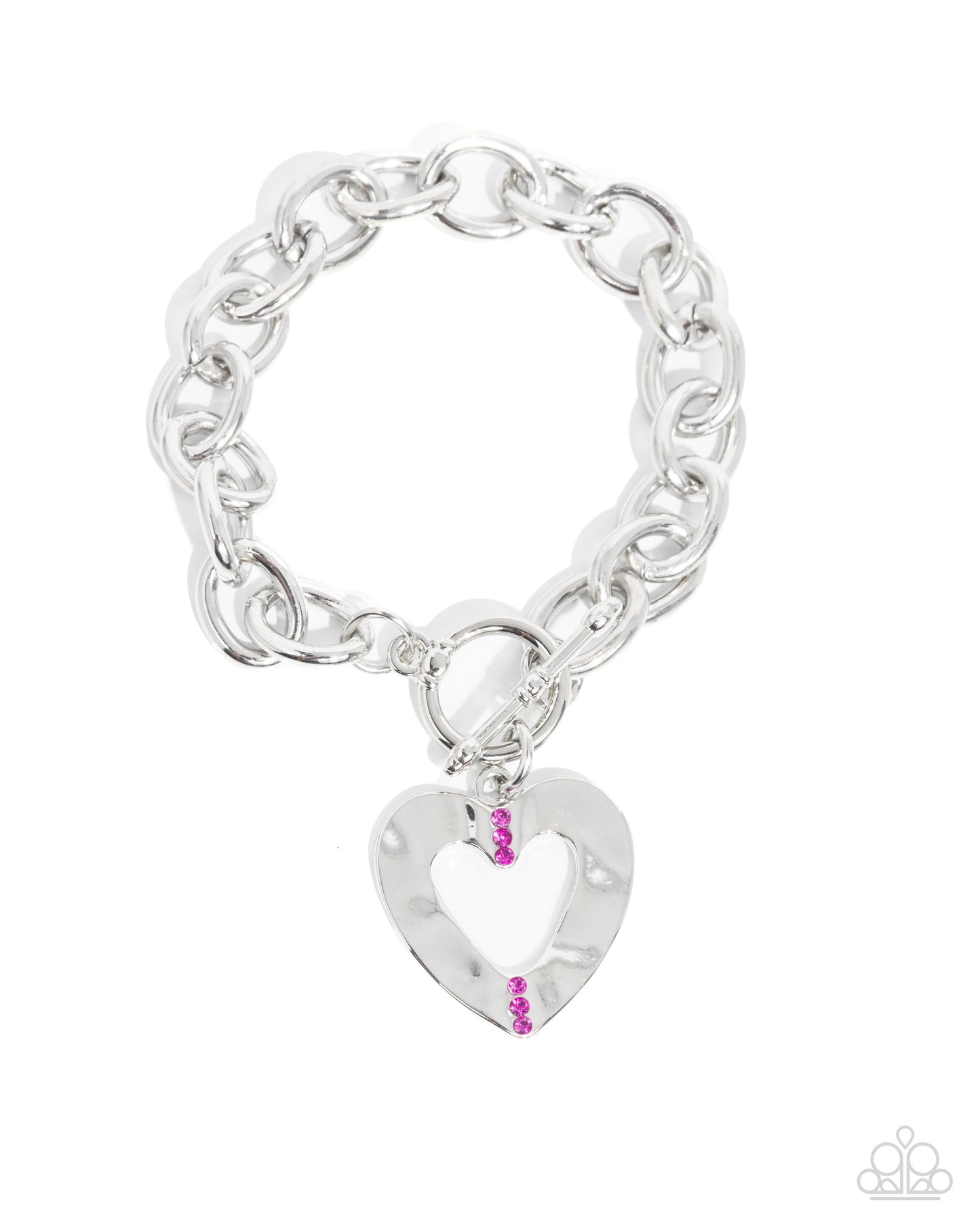 Paparazzi Accessories: Complete Look Heart Necklace and Bracelet Set