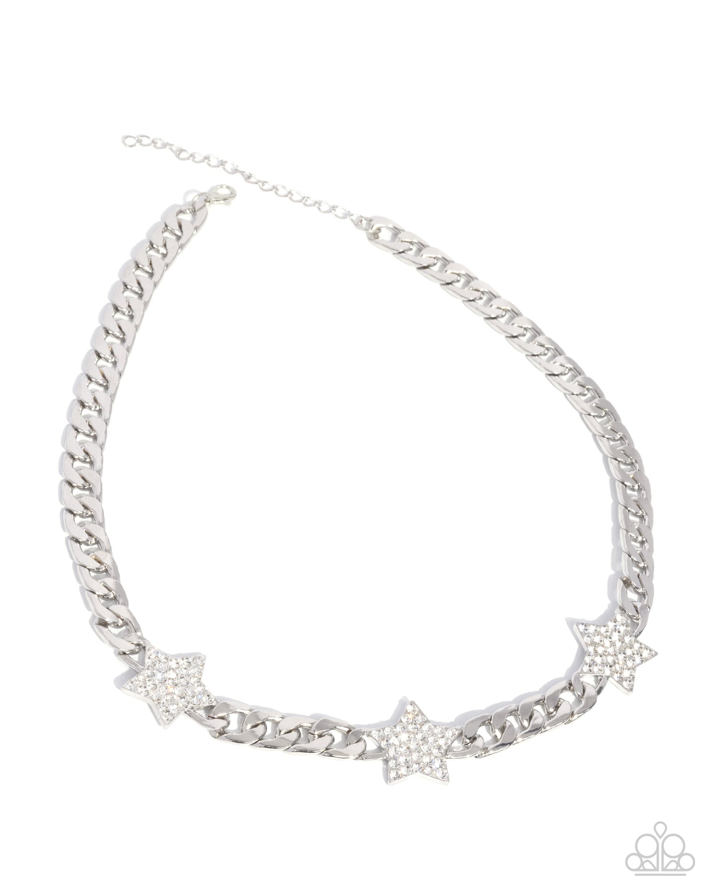Paparazzi Accessories: Uncle Sam Stars - White Necklace