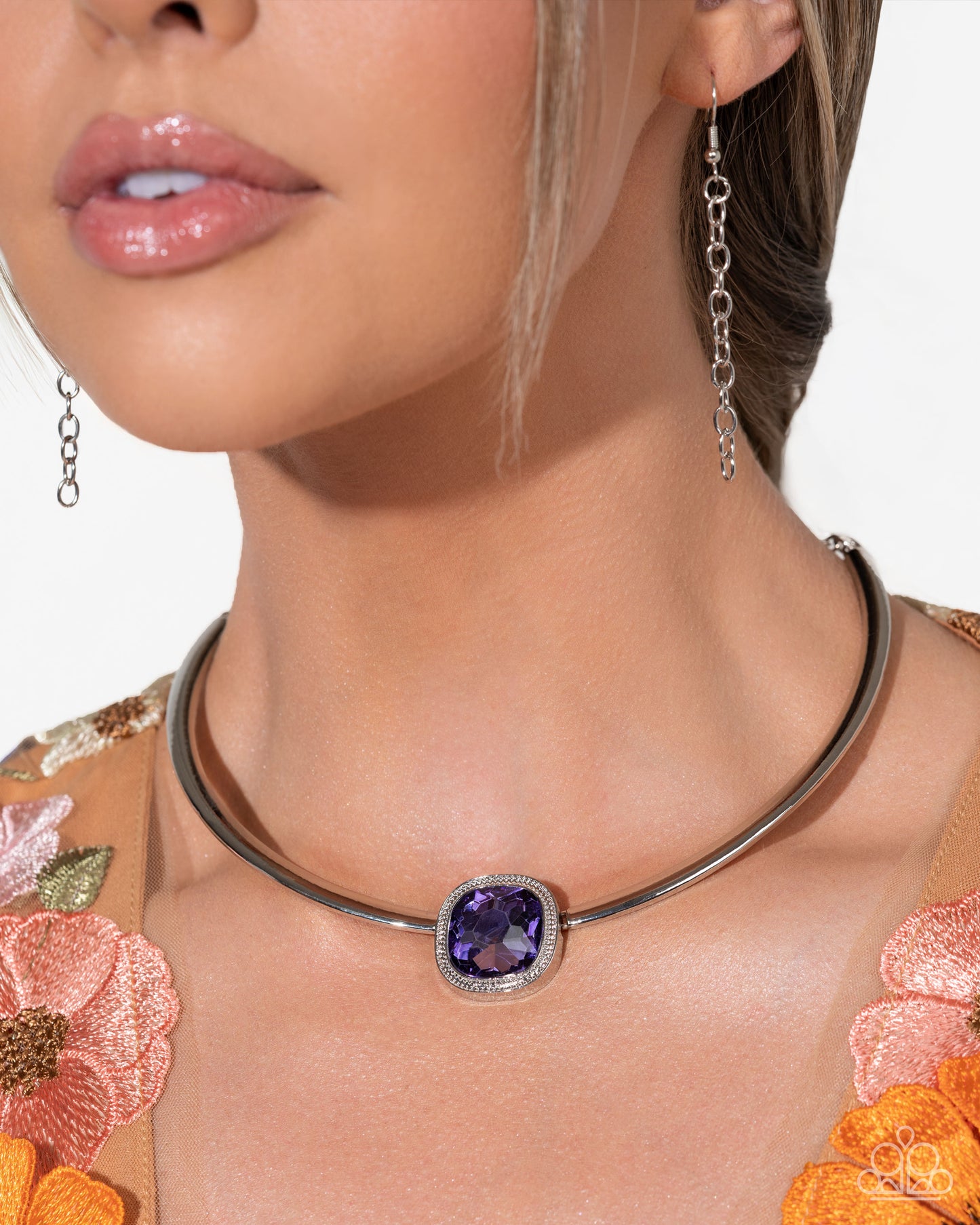 Paparazzi Accessories: Asscher Assumption - Purple Complete Look Set