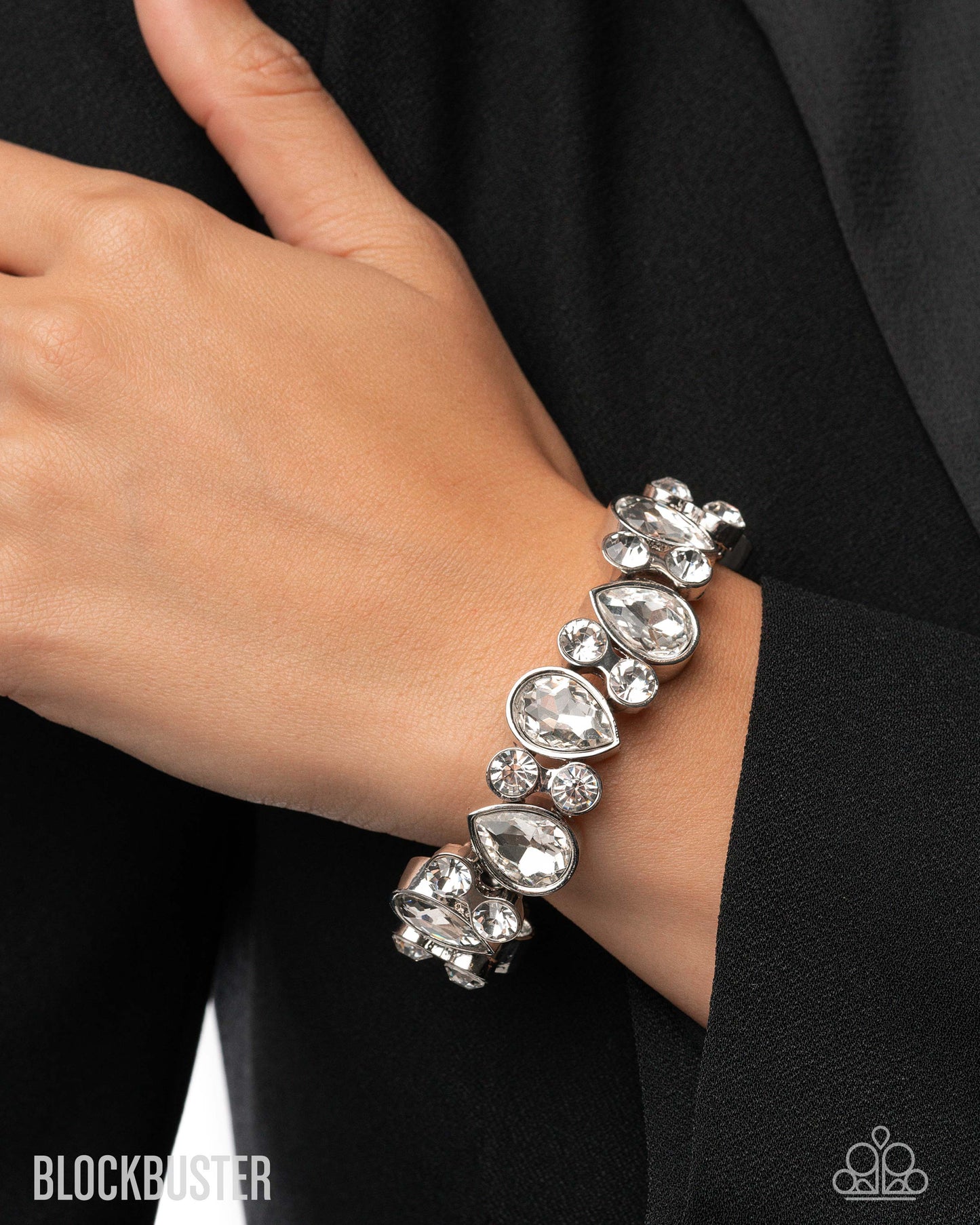 Paparazzi Accessories: Secure Sparkle - White Bracelet