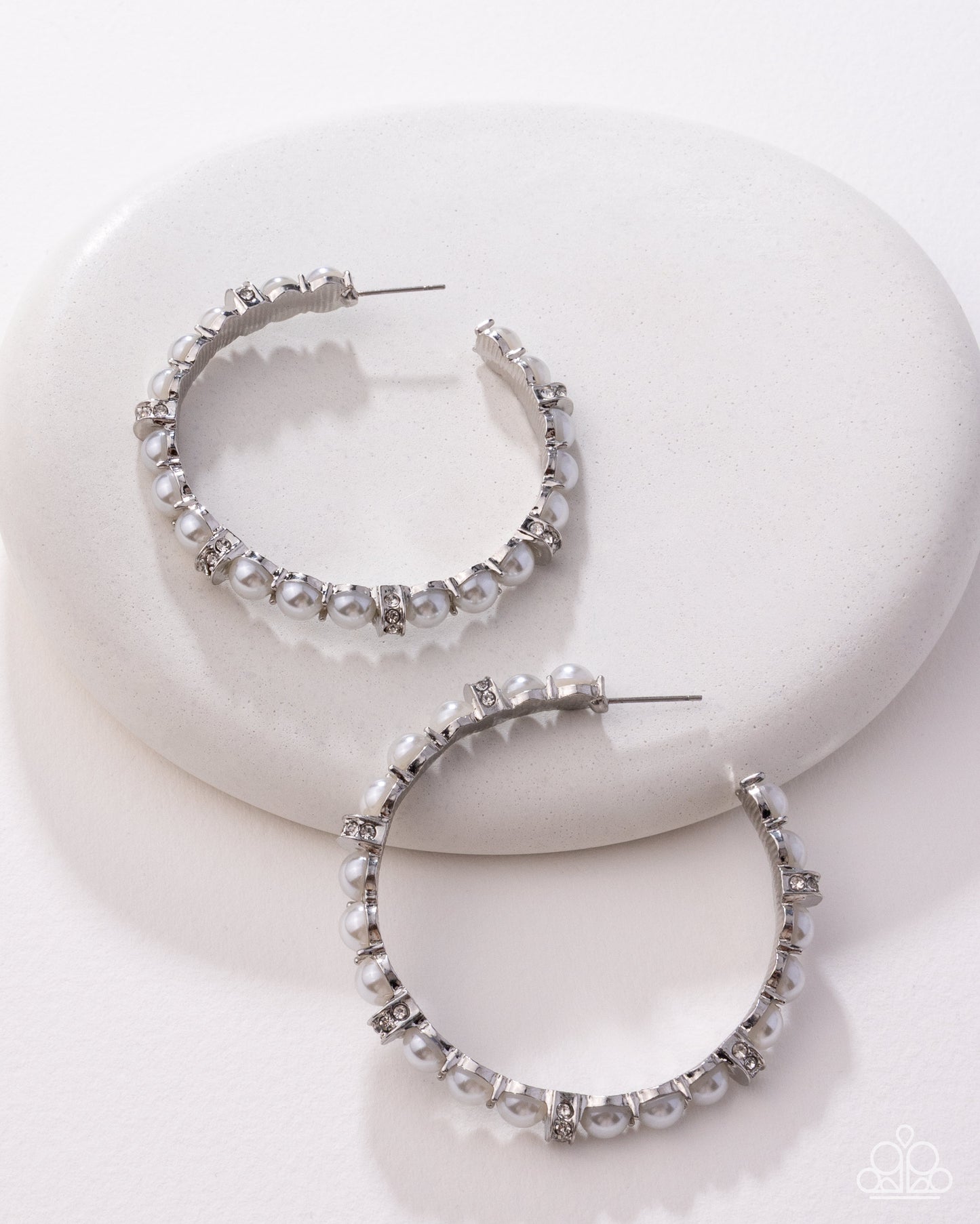 Paparazzi Accessories: Classical Ballet - White Pearl Earrings