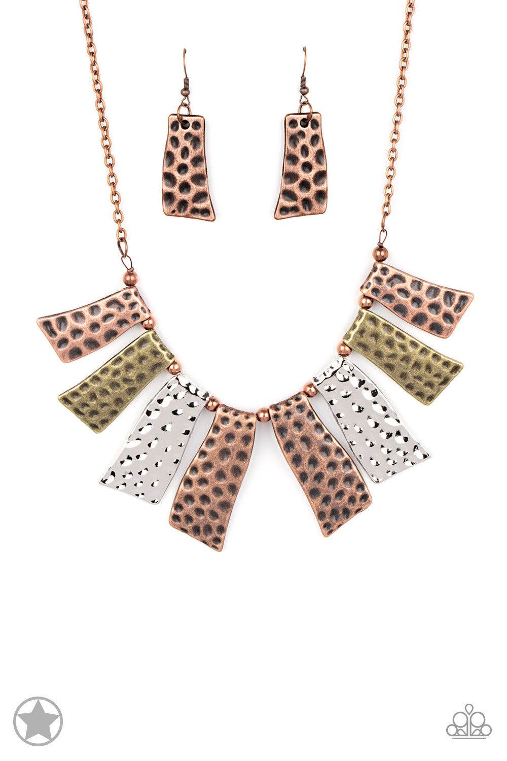 Paparazzi Accessories: A Fan of the Tribe Necklace Necklace