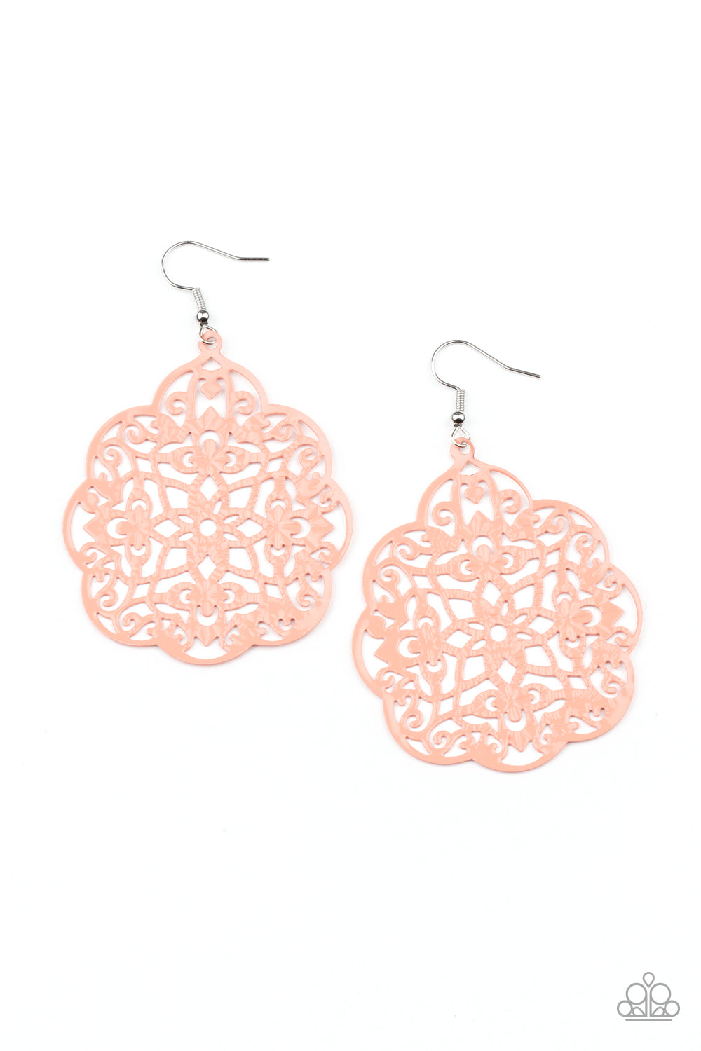 Paparazzi Accessories: Mediterranean Eden - Orange Earrings