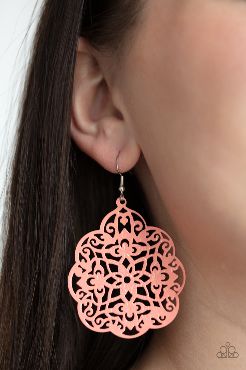 Paparazzi Accessories: Mediterranean Eden - Orange Earrings