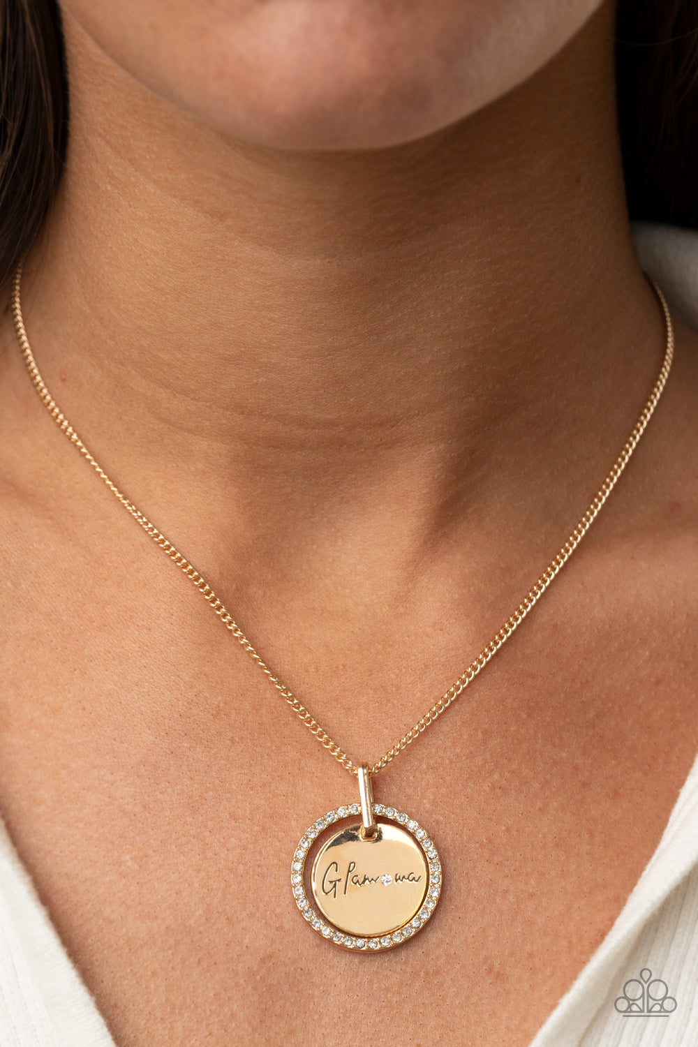 Paparazzi Accessories: Glam-ma Glamorous - Gold Necklace