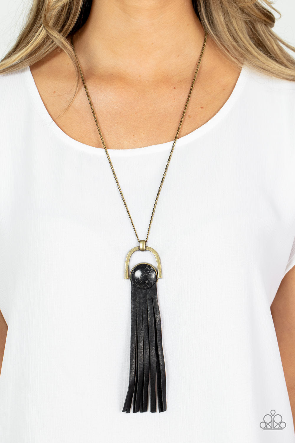 Paparazzi Accessories: Winslow Wanderer - Brass Necklace