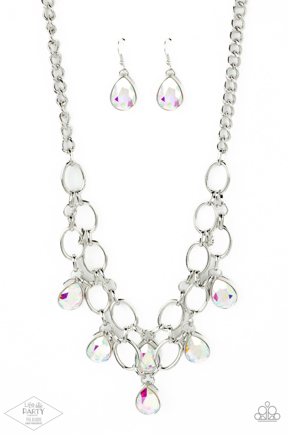 Paparazzi Accessories: Show-Stopping Shimmer - Multi Iridescent Necklace