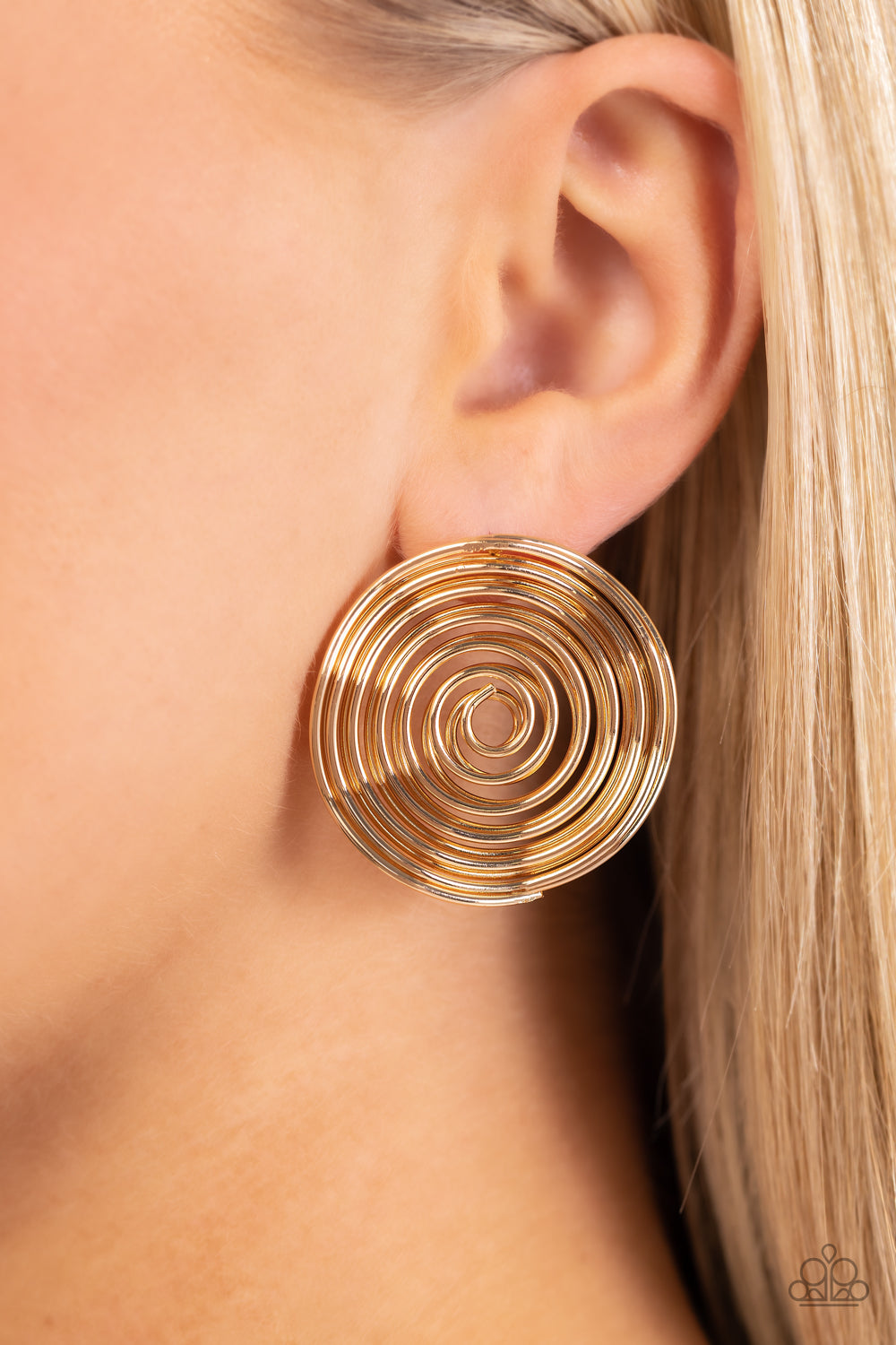 Paparazzi Accessories: COIL Over - Gold Earrings