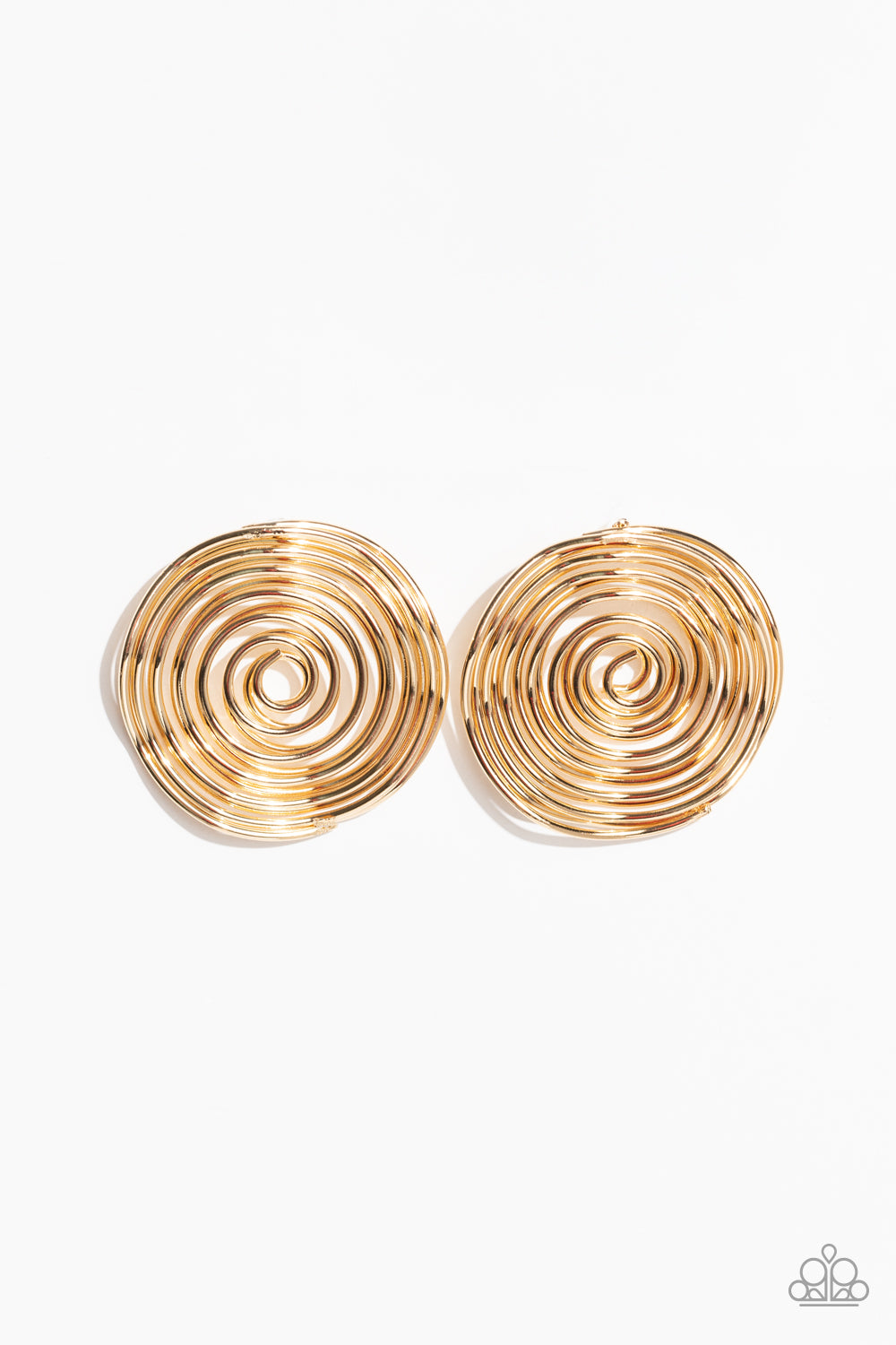 Paparazzi Accessories: COIL Over - Gold Earrings