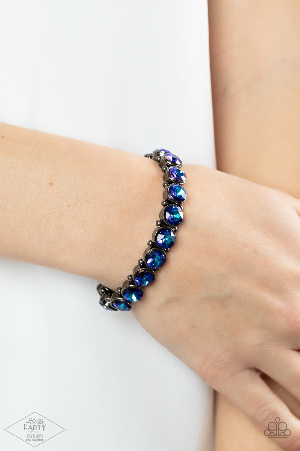 Paparazzi Accessories: Sugar-Coated Sparkle - Multi Iridescent Bracelet