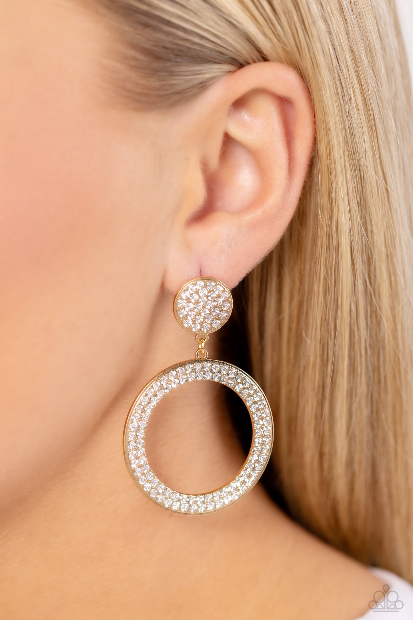 Paparazzi Accessories: GLOW You Away - Gold Earrings