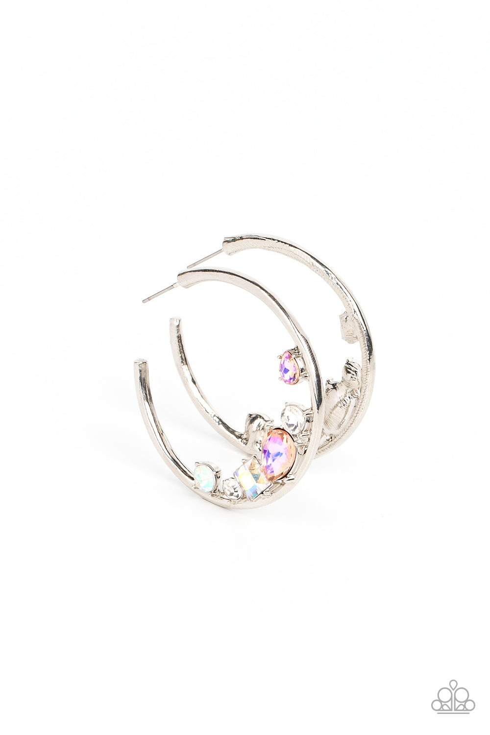 Paparazzi Accessories: Attractive Allure - Orange Iridescent Earrings