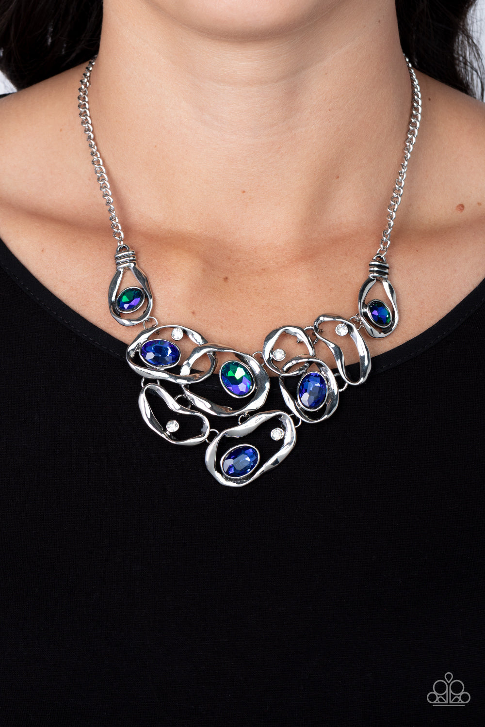 Paparazzi Accessories: Warp Speed - Blue Necklace