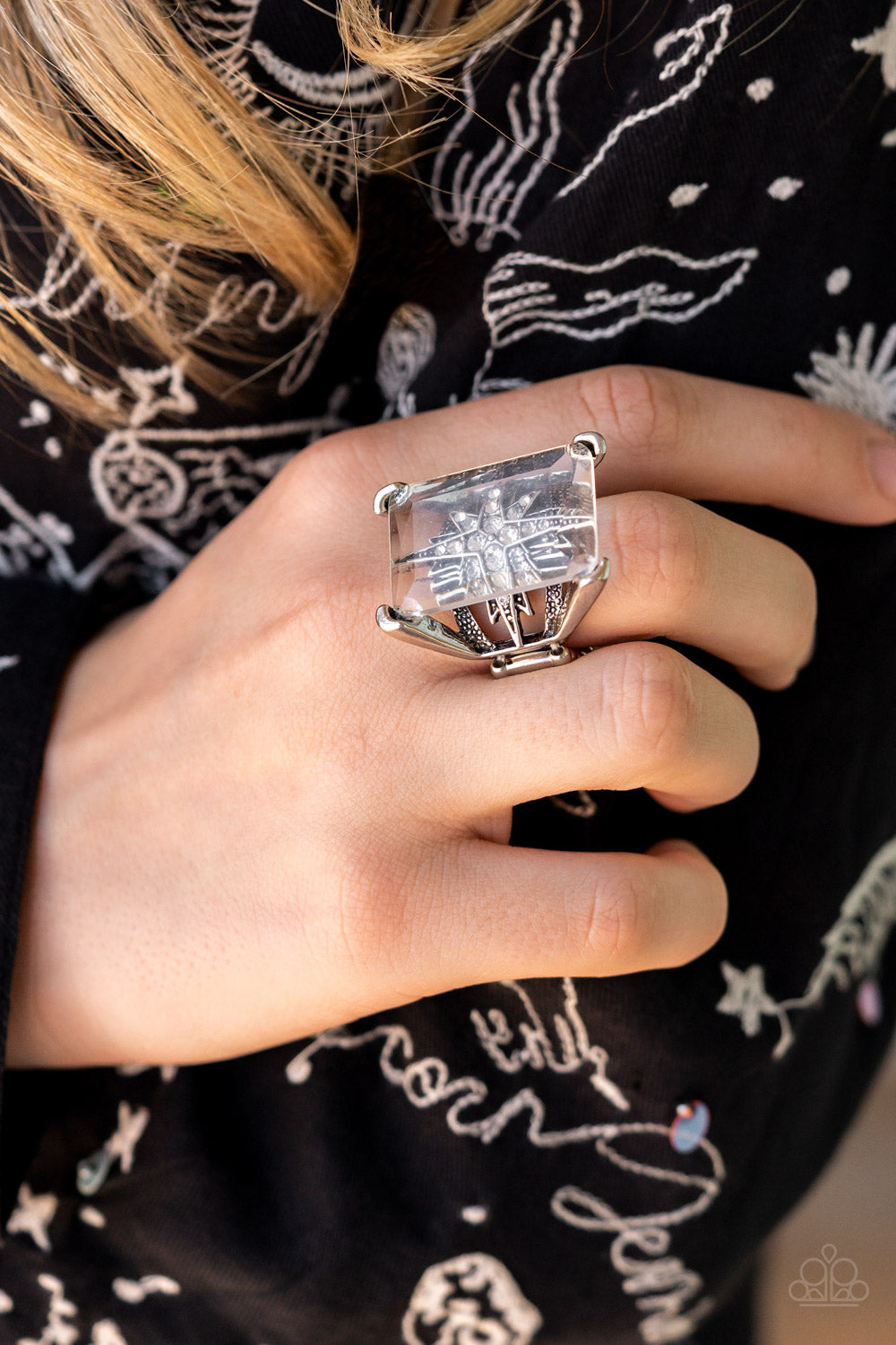 Paparazzi Accessories: Starry Serenity - White Ring