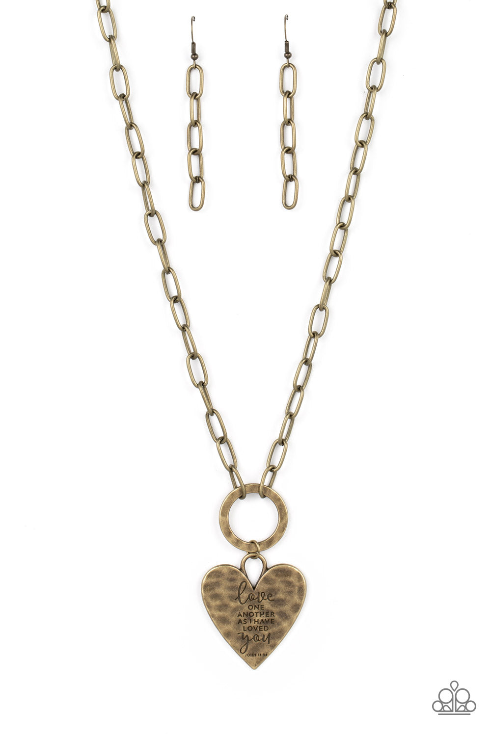 Paparazzi Accessories: Brotherly Love - Brass Necklace