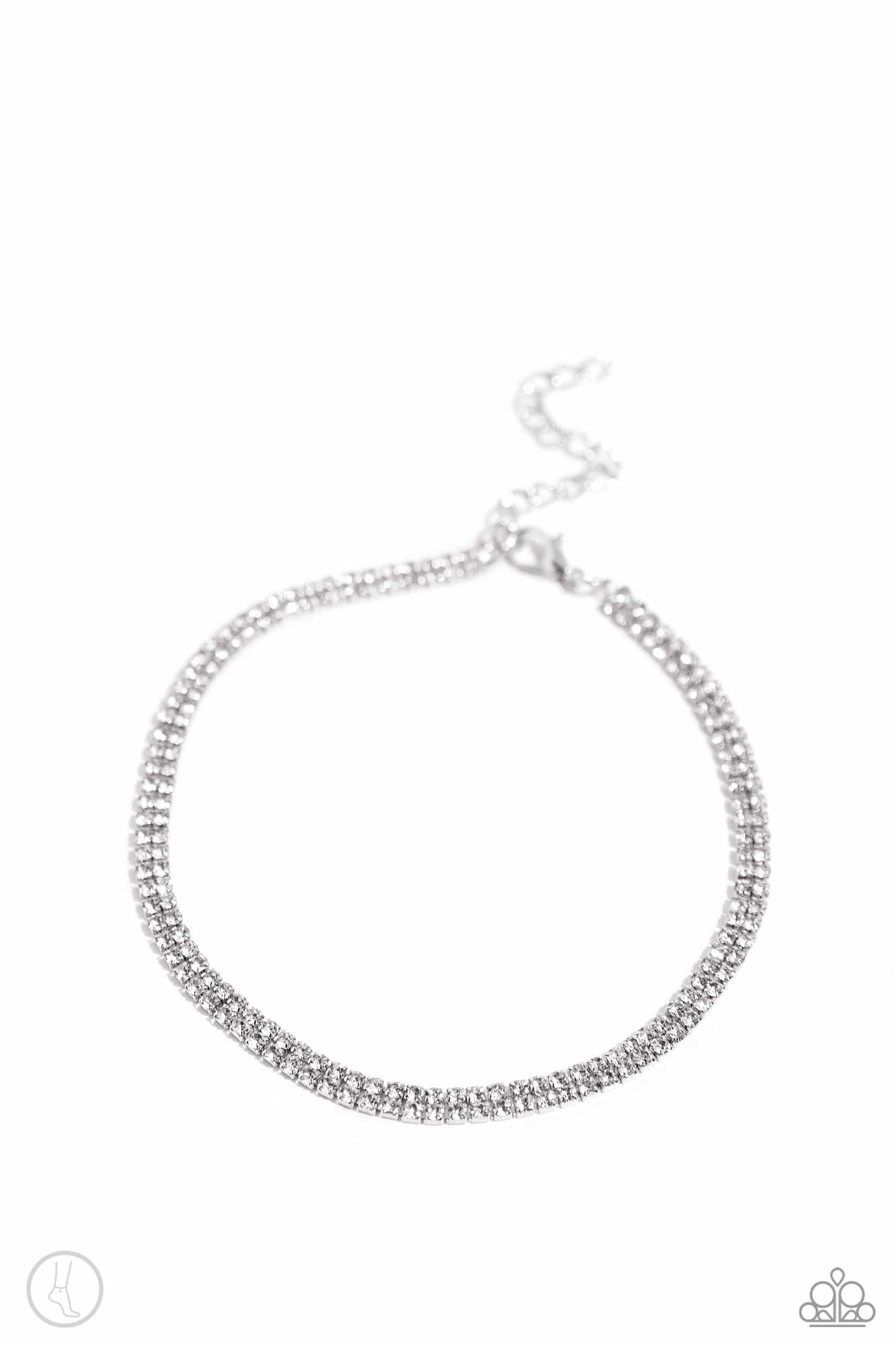 Paparazzi Accessories: Adorable Anklet - White Anklet