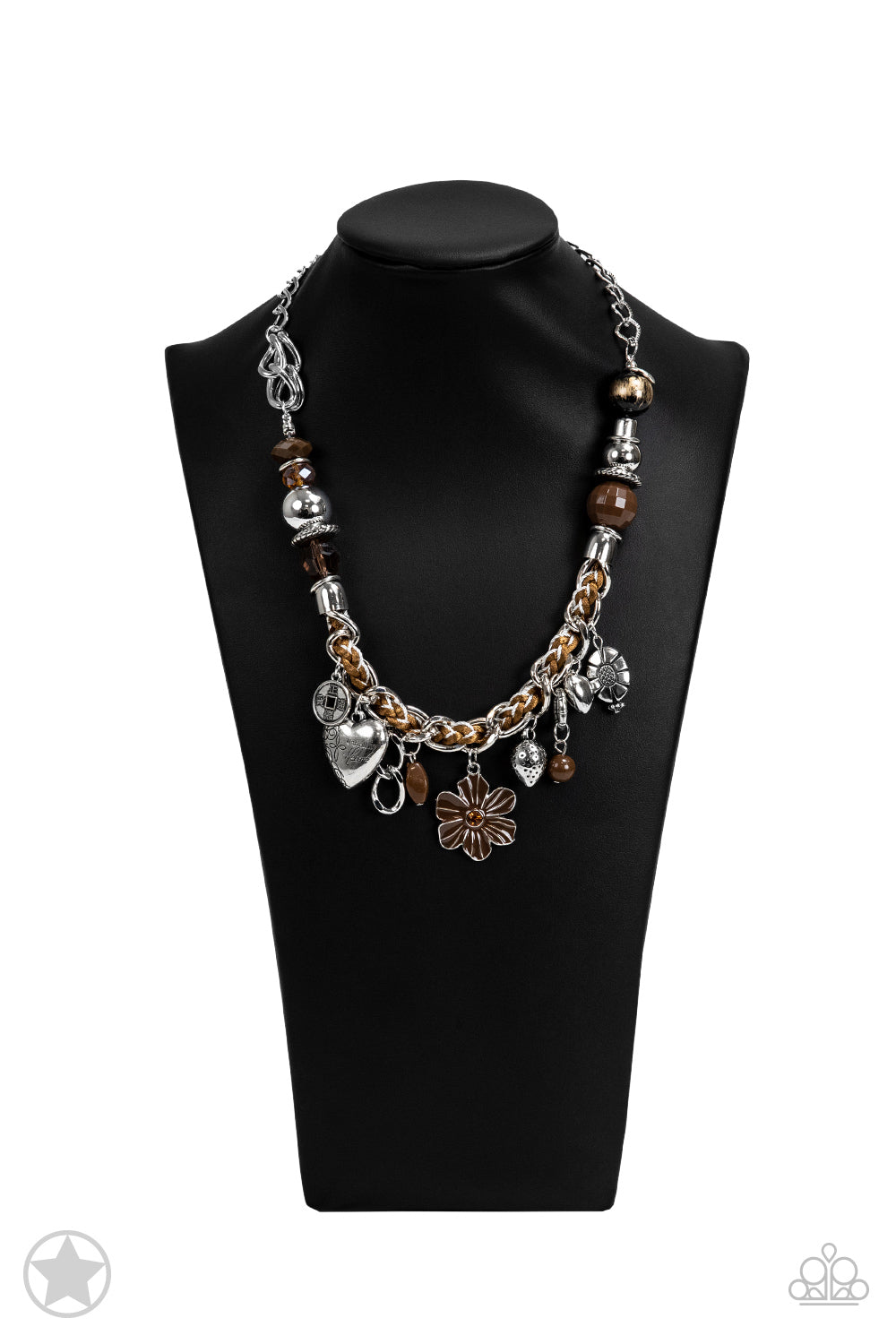 Paparazzi Accessories: Charmed, I Am Sure - Brown Necklace