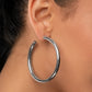 Paparazzi Accessories: Curve Ball - Silver Earrings