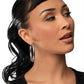 Paparazzi Accessories: Curve Ball - Silver Earrings