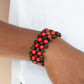 Paparazzi Accessories: Tahiti Tourist - Red Bracelet