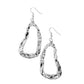 Paparazzi Accessories: Abstract Antiquity - Silver Earrings