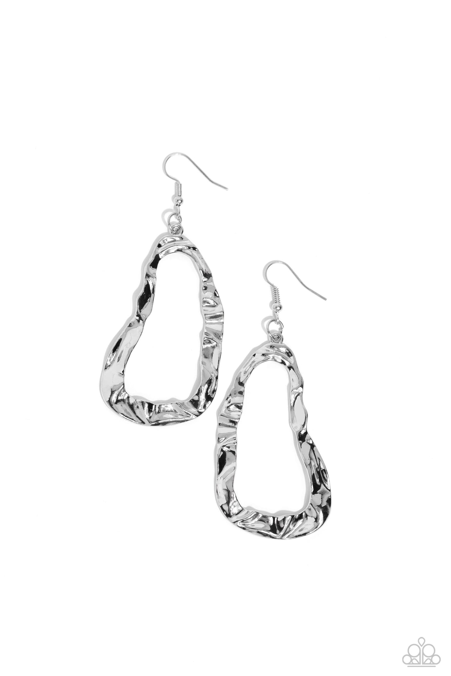 Paparazzi Accessories: Abstract Antiquity - Silver Earrings