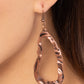 Paparazzi Accessories: Abstract Antiquity - Copper Earrings