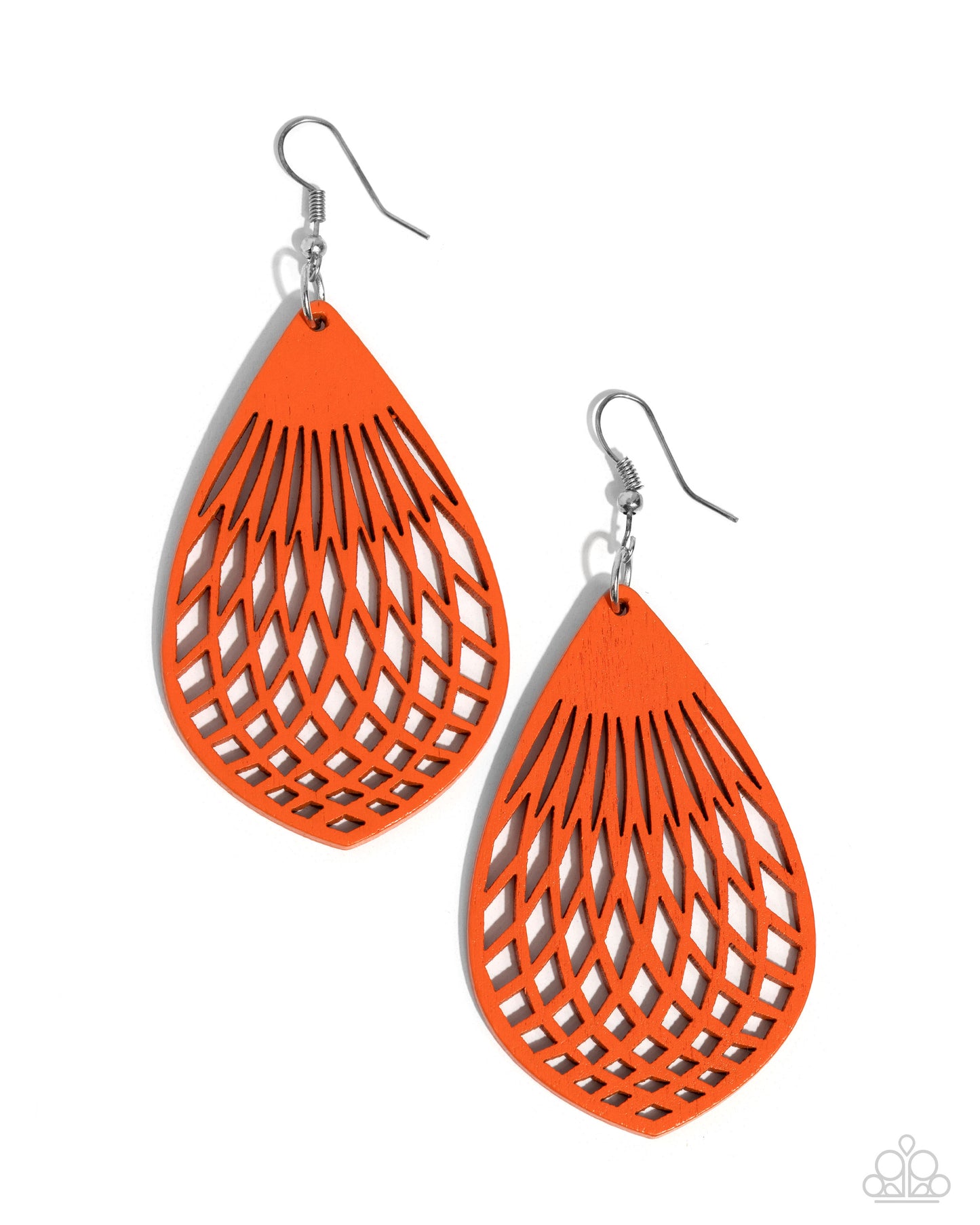 Paparazzi Accessories: Caribbean Coral - Orange Earrings