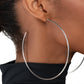 Paparazzi Accessories: Colossal Couture - Silver Earrings