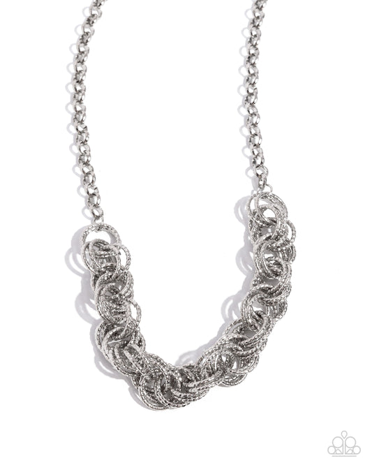 Paparazzi Accessories: Urban Acoustics - Silver Necklace