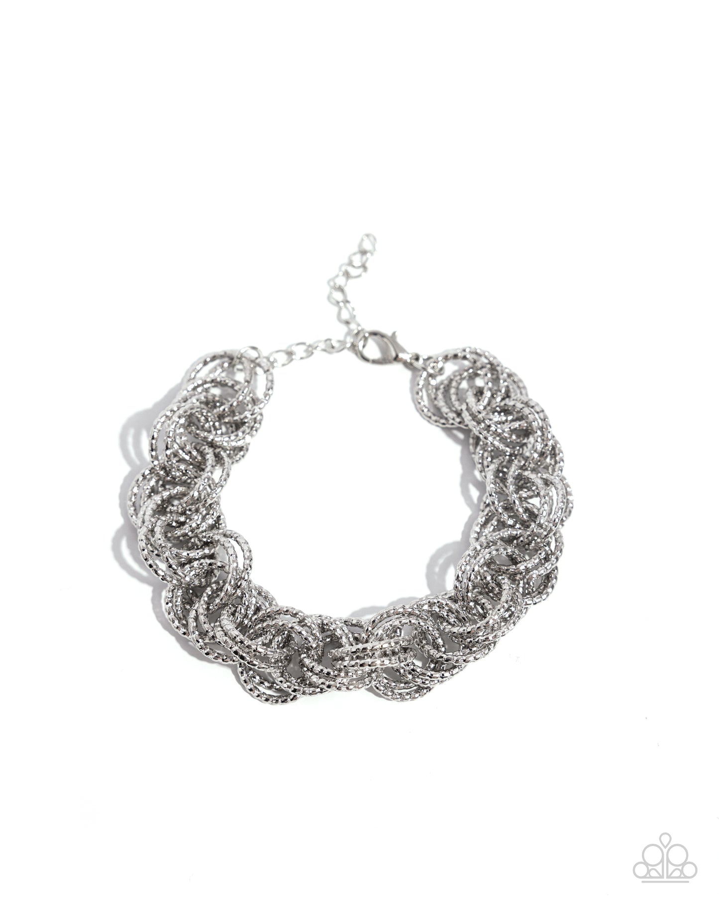 Paparazzi Accessories: Audible Shimmer - Silver Bracelet