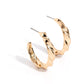 Paparazzi Accessories: HOOP it Up - Gold Earrings