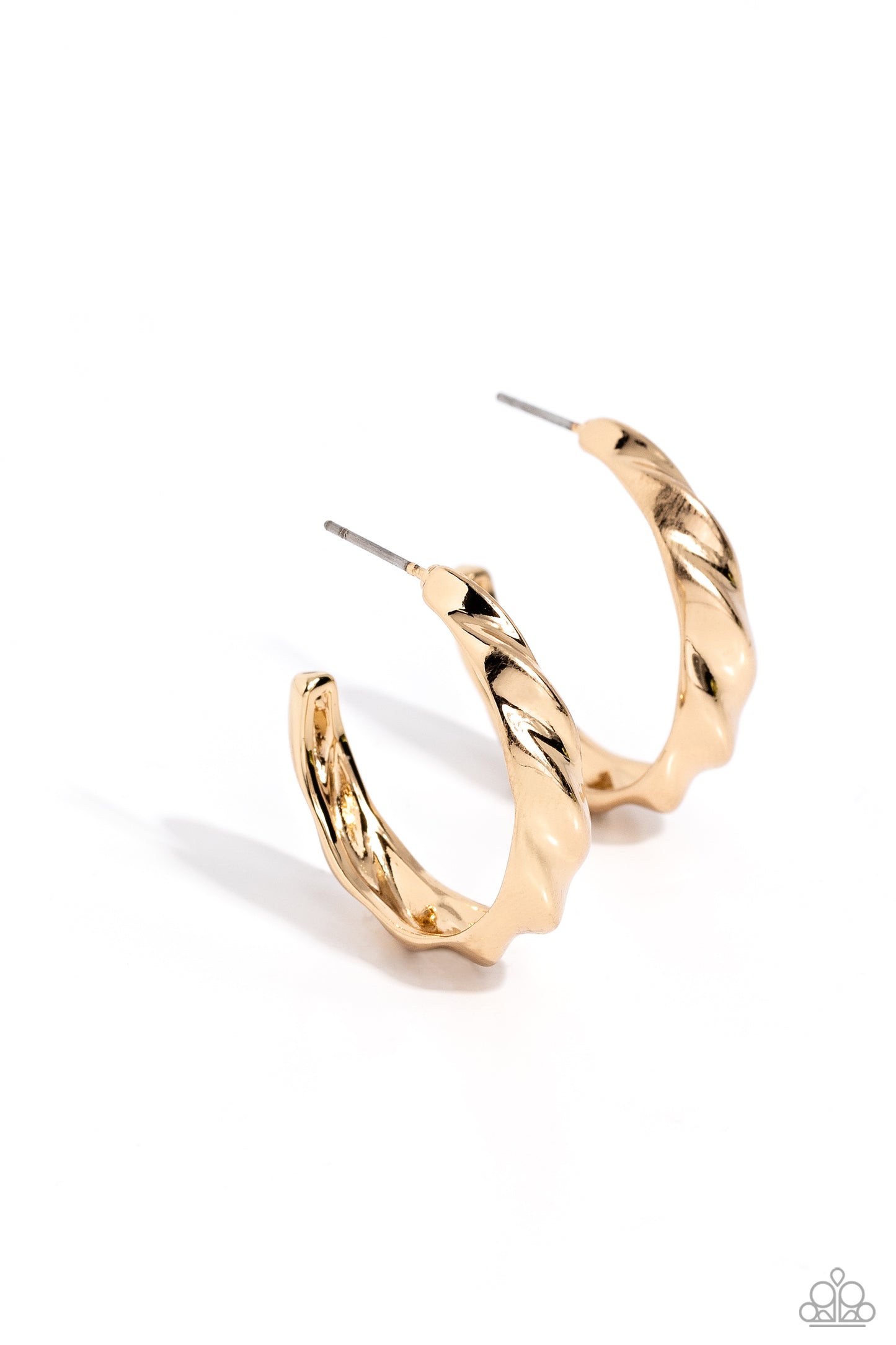 Paparazzi Accessories: HOOP it Up - Gold Earrings