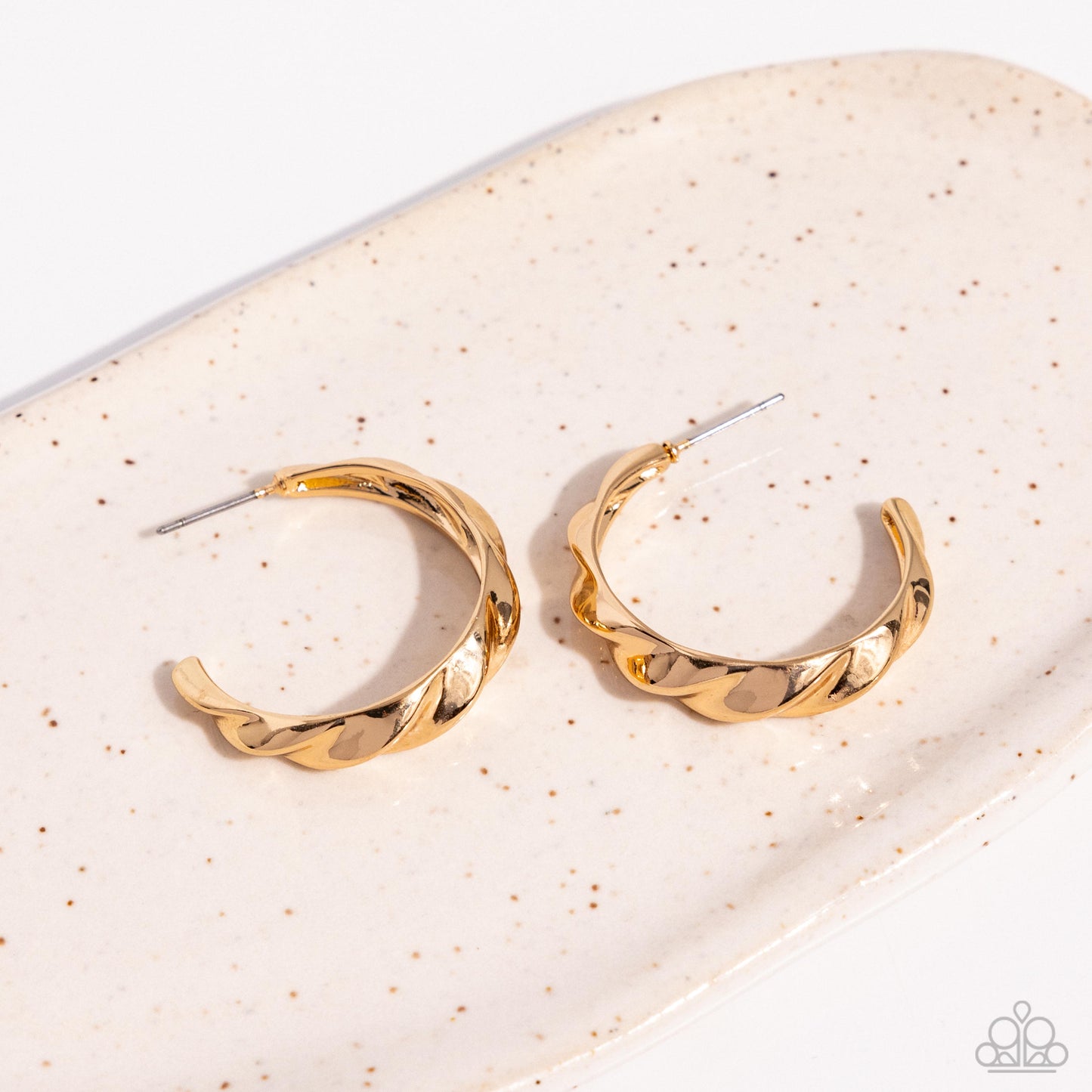 Paparazzi Accessories: HOOP it Up - Gold Earrings