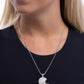 Paparazzi Accessories: Touchdown Twinkle - White Necklace