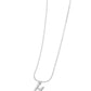 Paparazzi Accessories: Seize the Initial - Silver - H Necklace