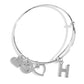 Paparazzi Accessories: Making It INITIAL - Silver - H Bracelet