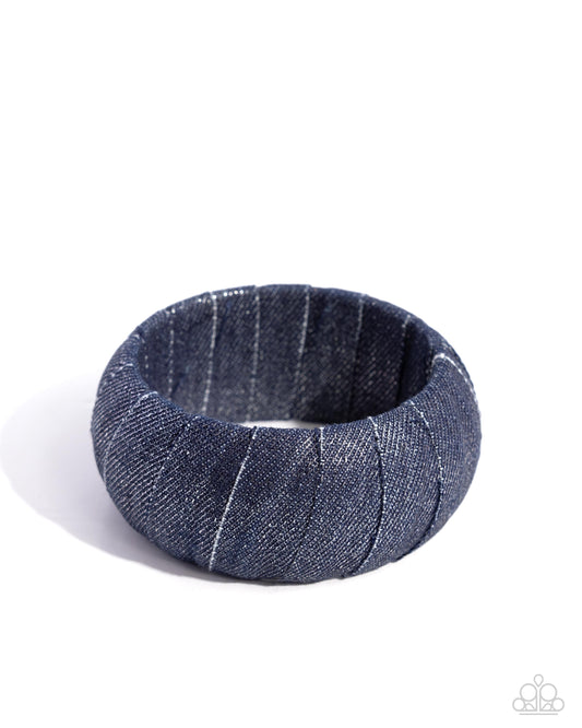 Paparazzi Accessories: Denim Delight - Blue Bracelet