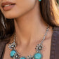 Paparazzi Accessories: Cowboy Casanova - Blue Necklace