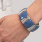 Paparazzi Accessories: Colored Cameo - Blue Bracelet