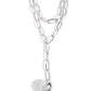 Paparazzi Accessories: Balancing Ball - Silver Necklace