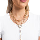 Paparazzi Accessories: Balancing Ball - Gold Necklace