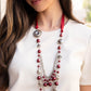 Paparazzi Accessories: All the Trimmings - Red Necklace